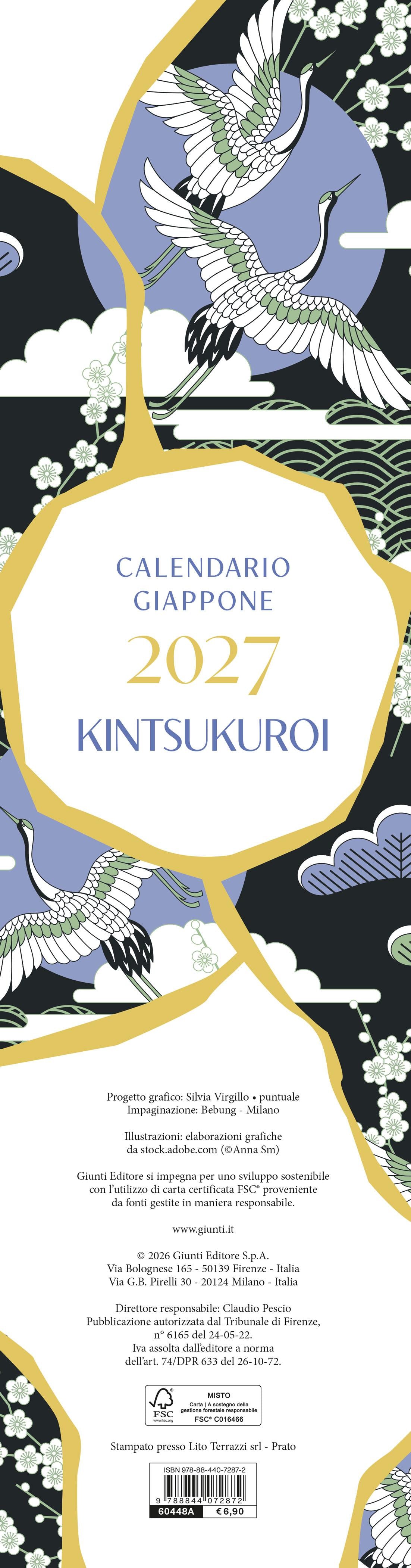 Giappone Kintsuroi Calendario 2027