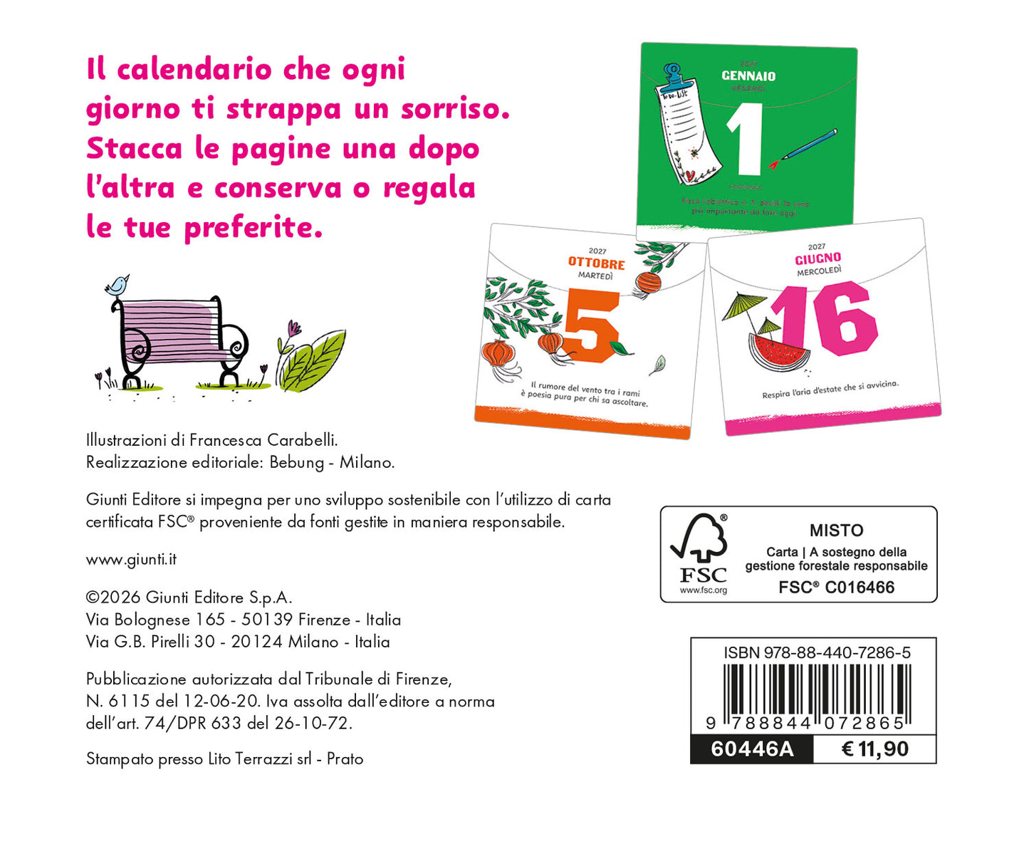 Calendario Pensa Positivo 2027