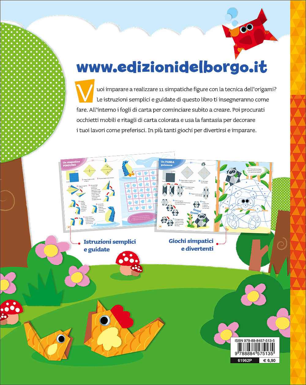 Origami per bambini. All'interno tantissimi fogli di carta da origami!