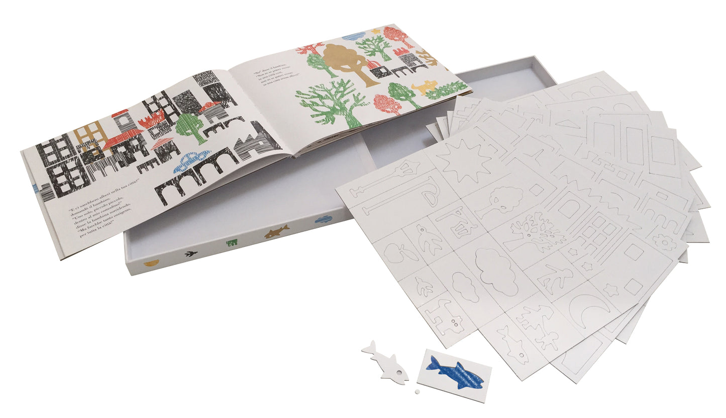 L'inventacittà. Libro + 126 fustelle per disegnare la città