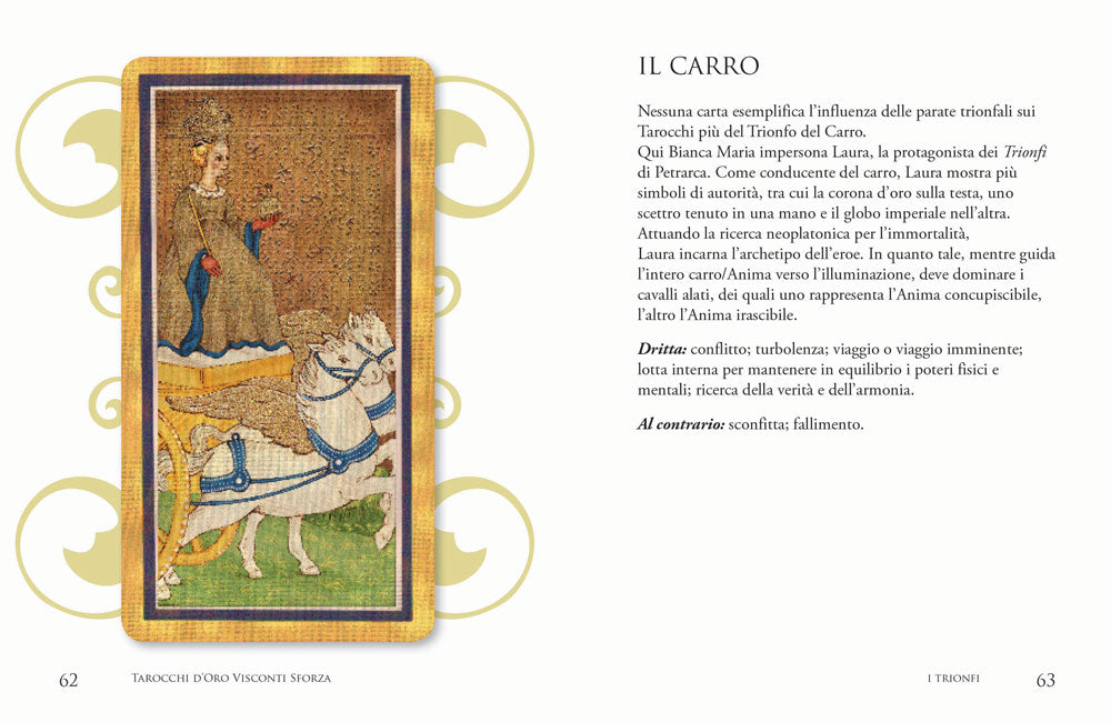 I tarocchi d'oro Visconti-Sforza
