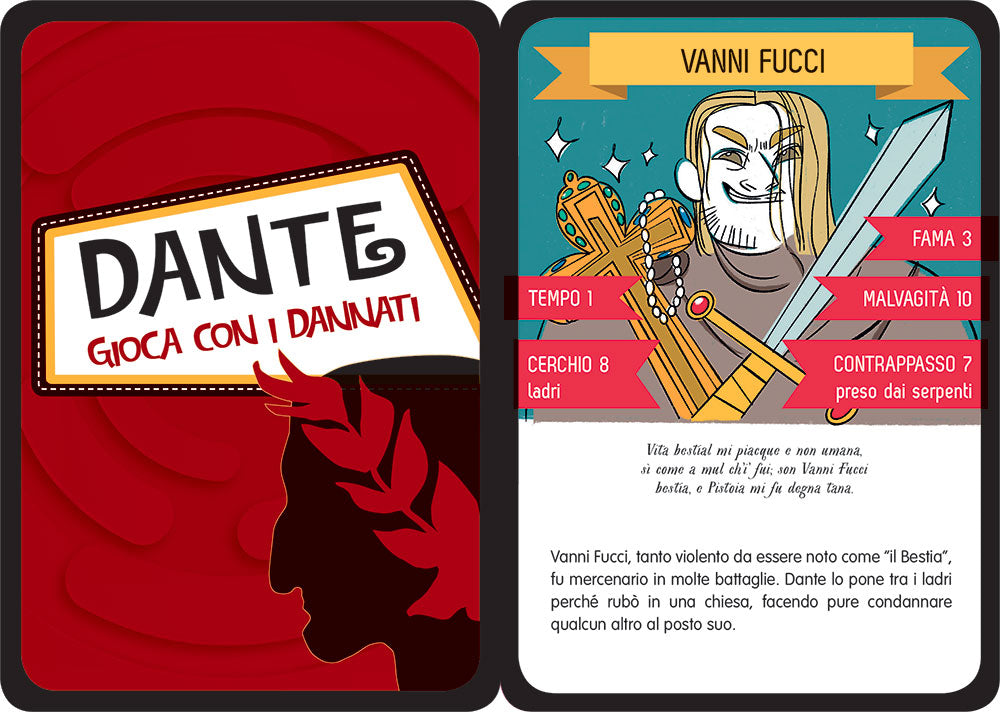 Dante. Gioca con i dannati