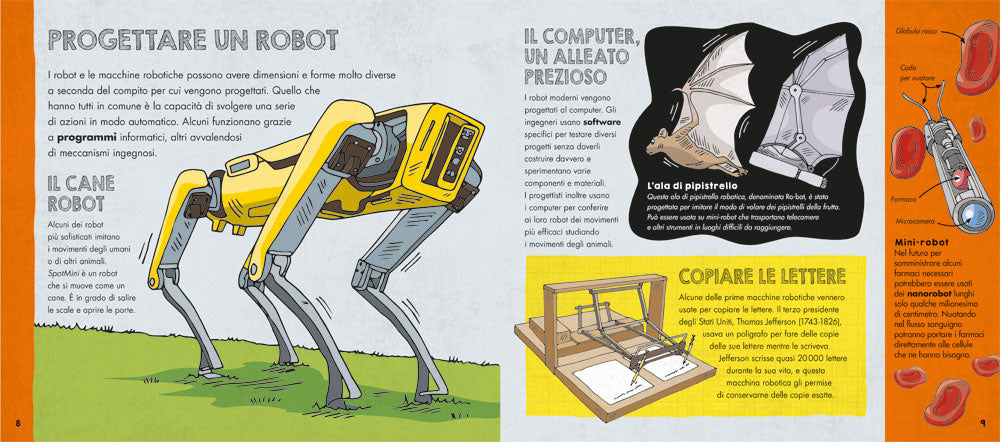 Scopri la robotica. Contiene i modelli da assemblare e un libro di 64 pagine