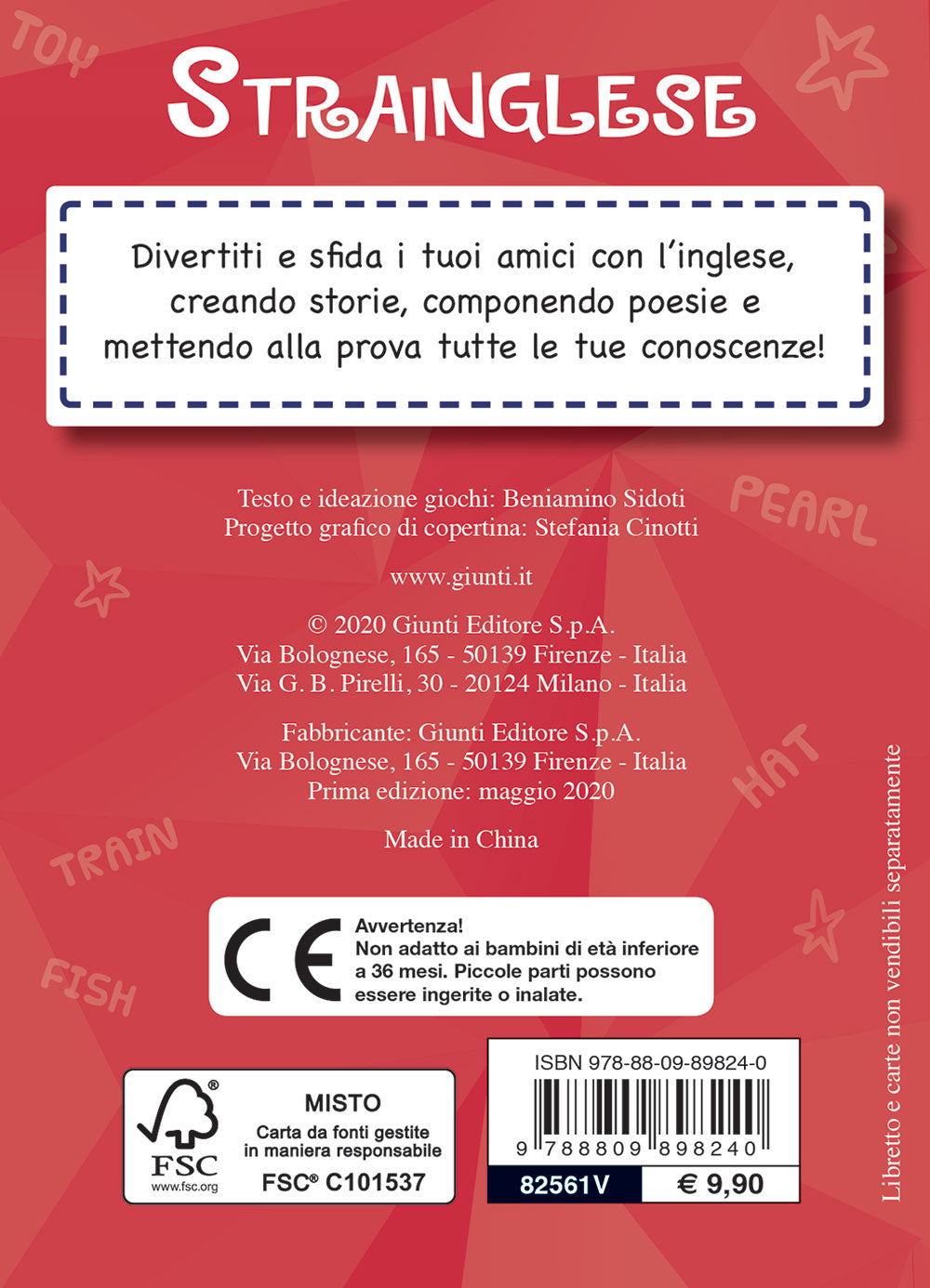 Strainglese. 50 carte per divertirsi con l'inglese!