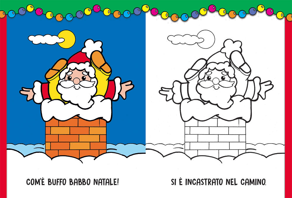 Colorare il Natale. Con stickers