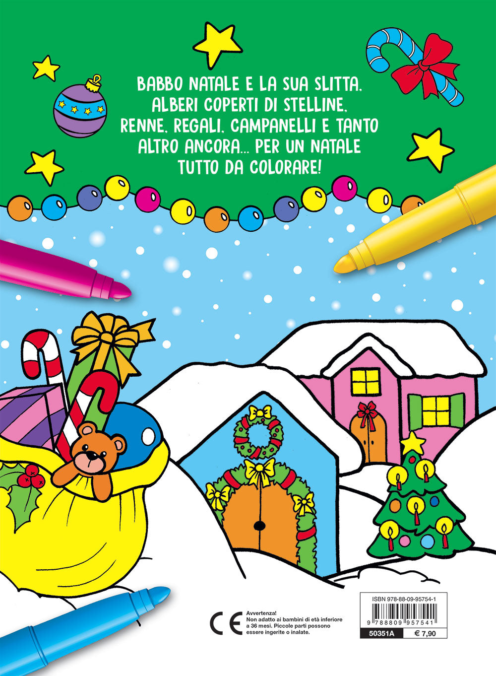 Colorare il Natale. Con stickers