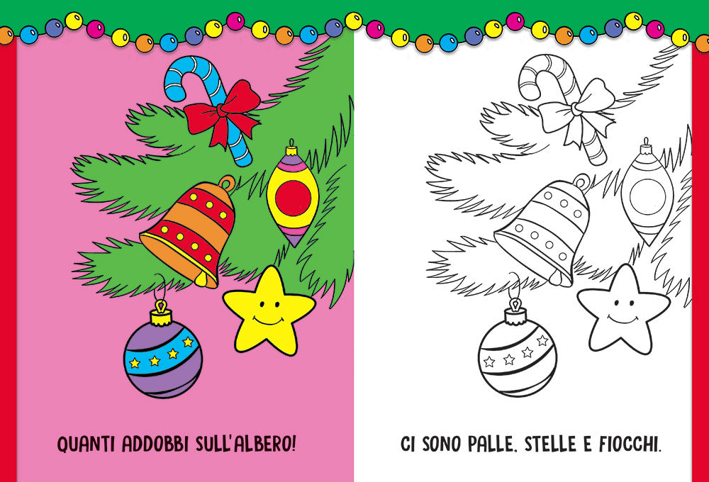 Colorare il Natale. Con stickers