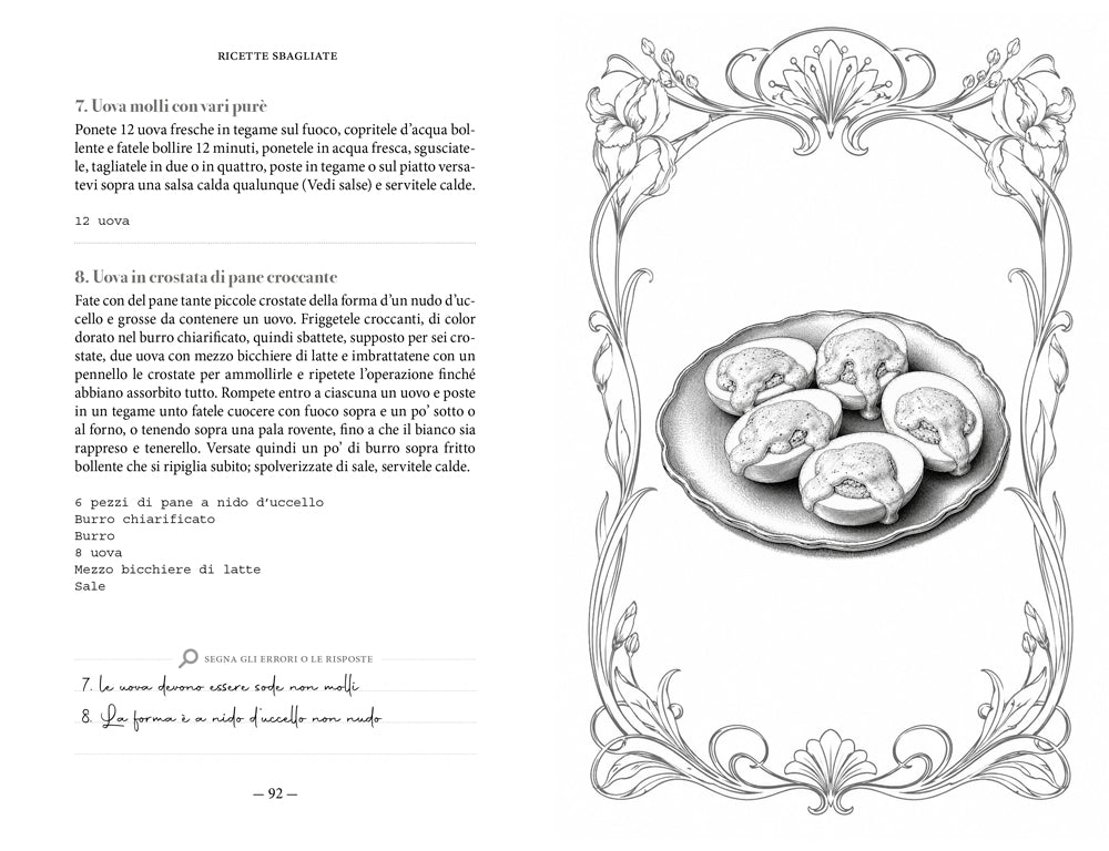 Ricette sbagliate. Il misterioso ricettario del leggendario Vitaliano Spappi