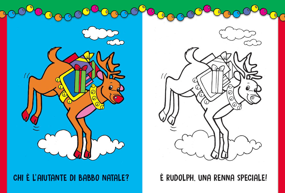 Colorare il Natale. Con stickers