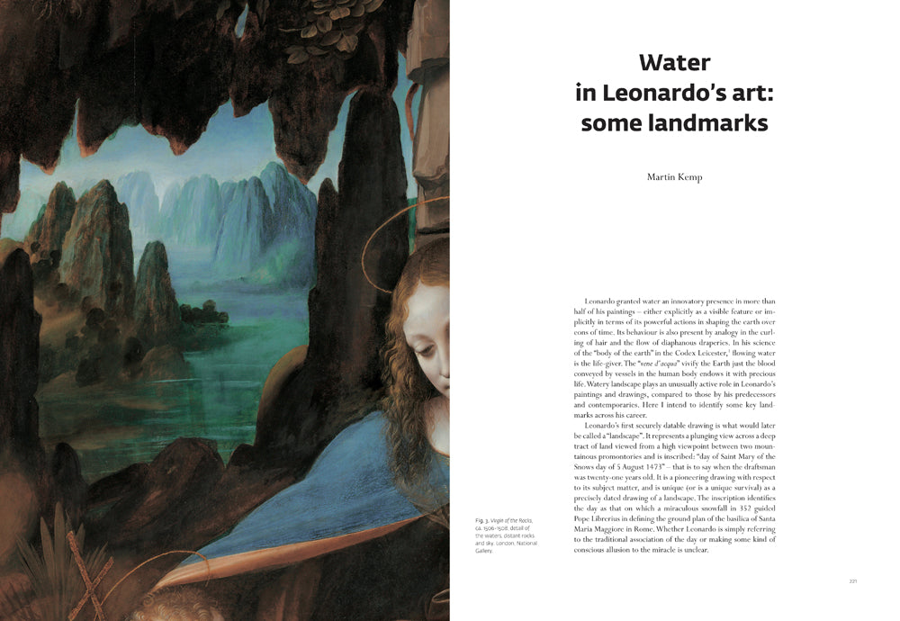 Leonardo da Vinci's Codex Leicester. Water as Microscope of Nature