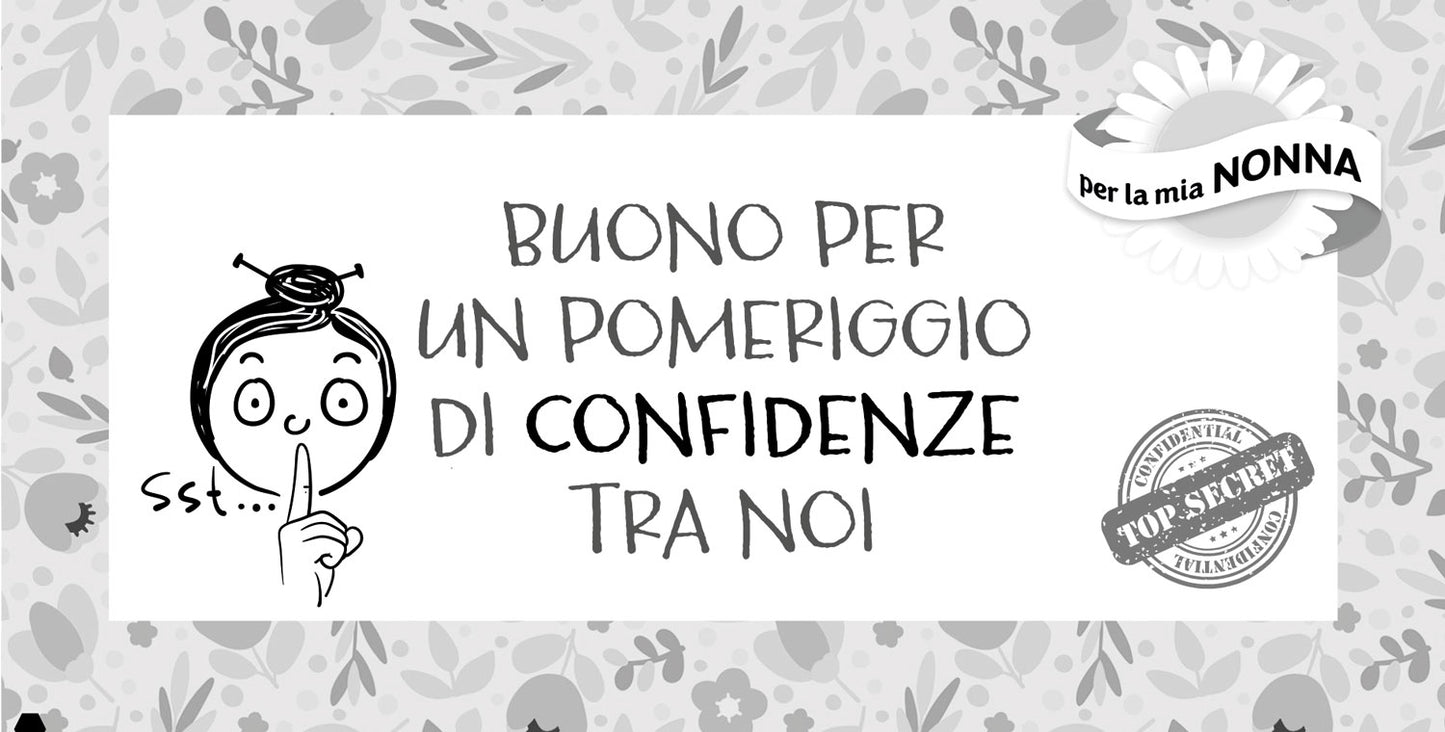 Coupon per la nonna. Buoni per momenti unici da vivere insieme!