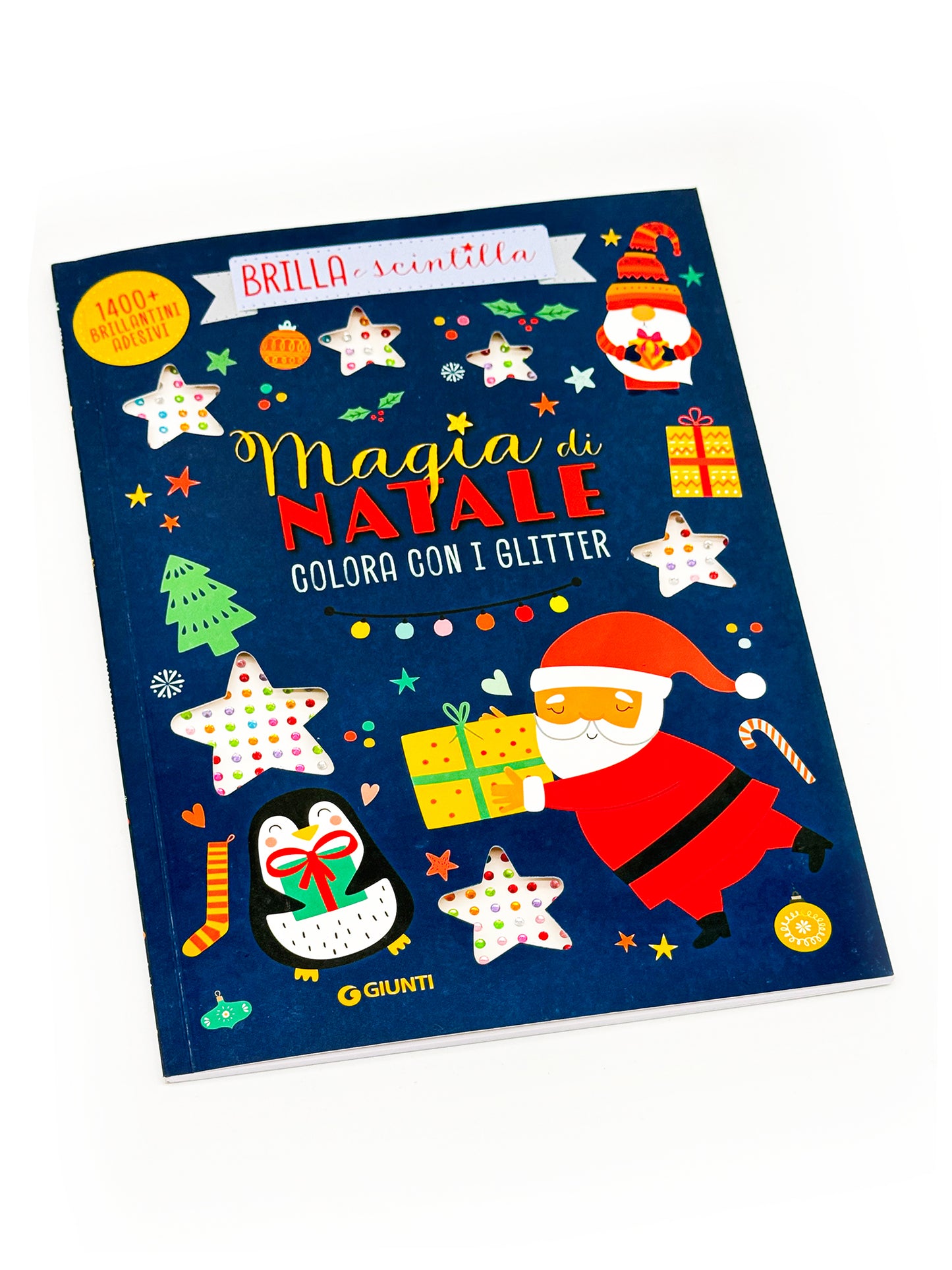 Magia di Natale. Colora con i glitter. Colora con i glitter
