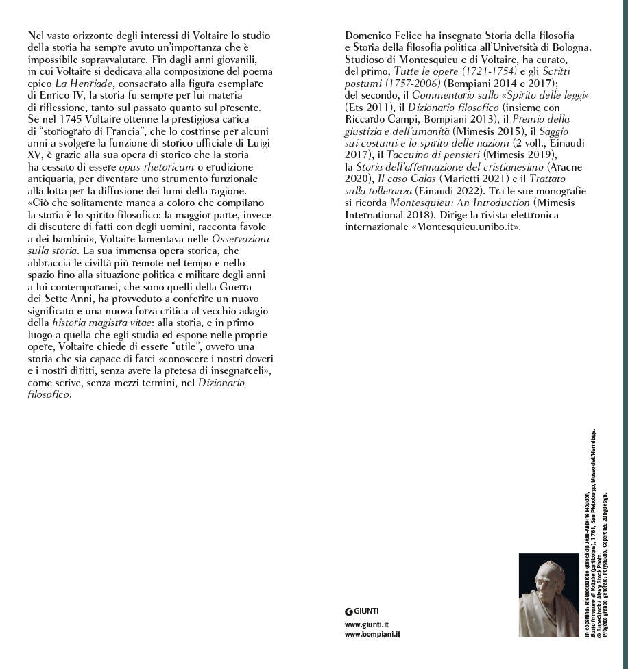 Opere storiche. Testo francese a fronte
