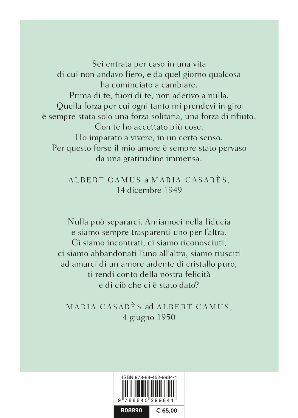 Saremo leggeri. Corrispondenza (1944-1959)