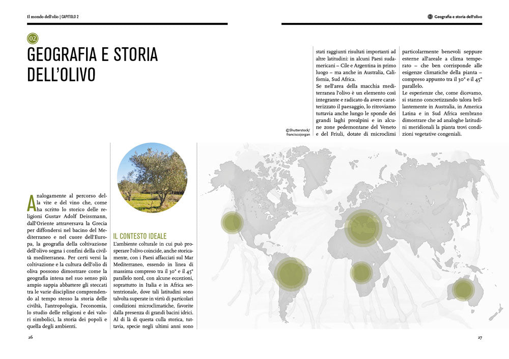 Il mondo dell'olio. Storia, produzione, uso in cucina dell'extravergine. Storia, produzione, uso in cucina dell'extravergine