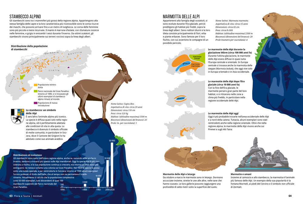 Il grande libro delle Alpi. Tutto sulle montagne più amate in oltre 100 infografiche e illlustrazioni