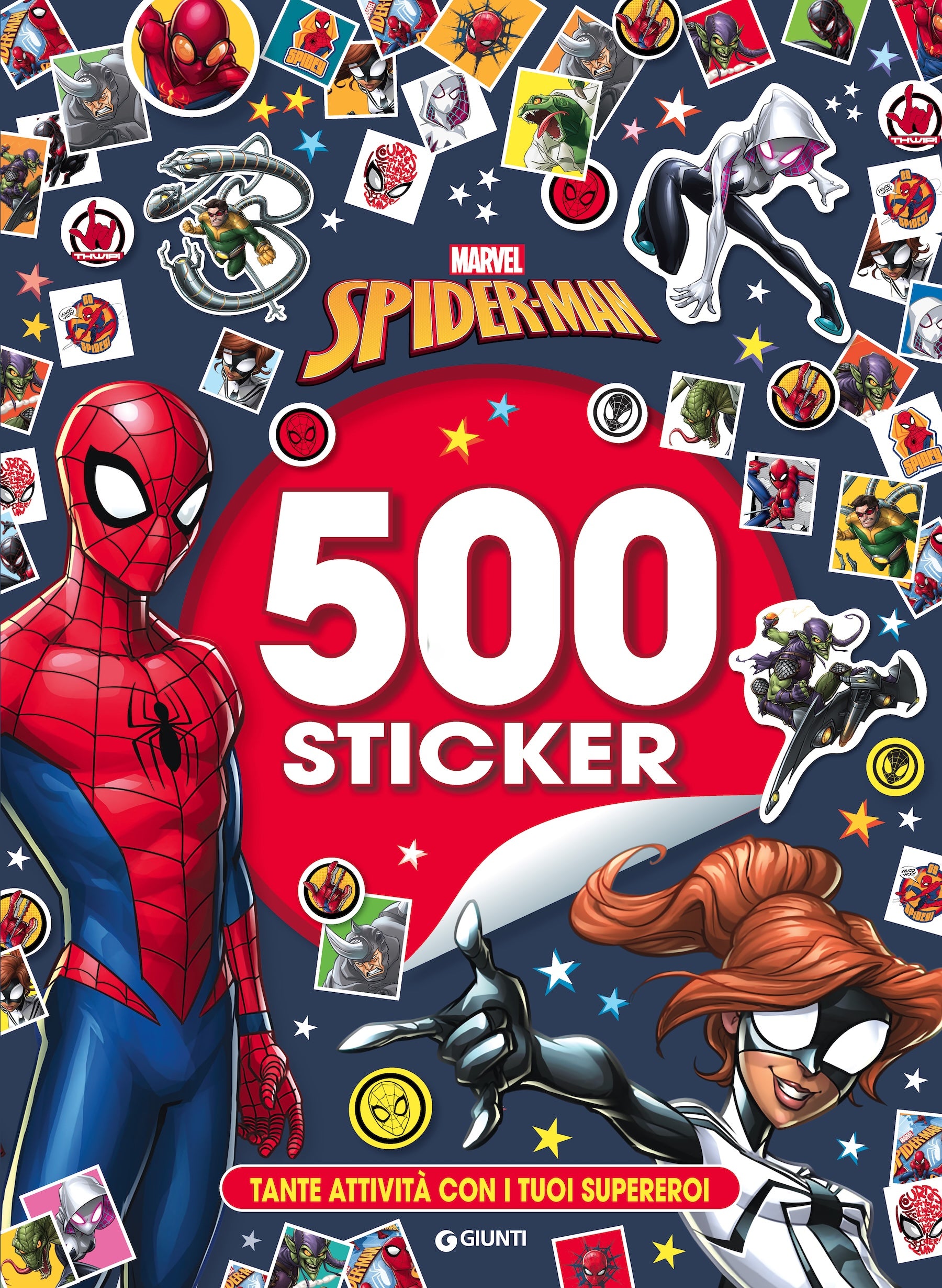 Spider-Man 500 Sticker. Tante attività con i tuoi supereroi