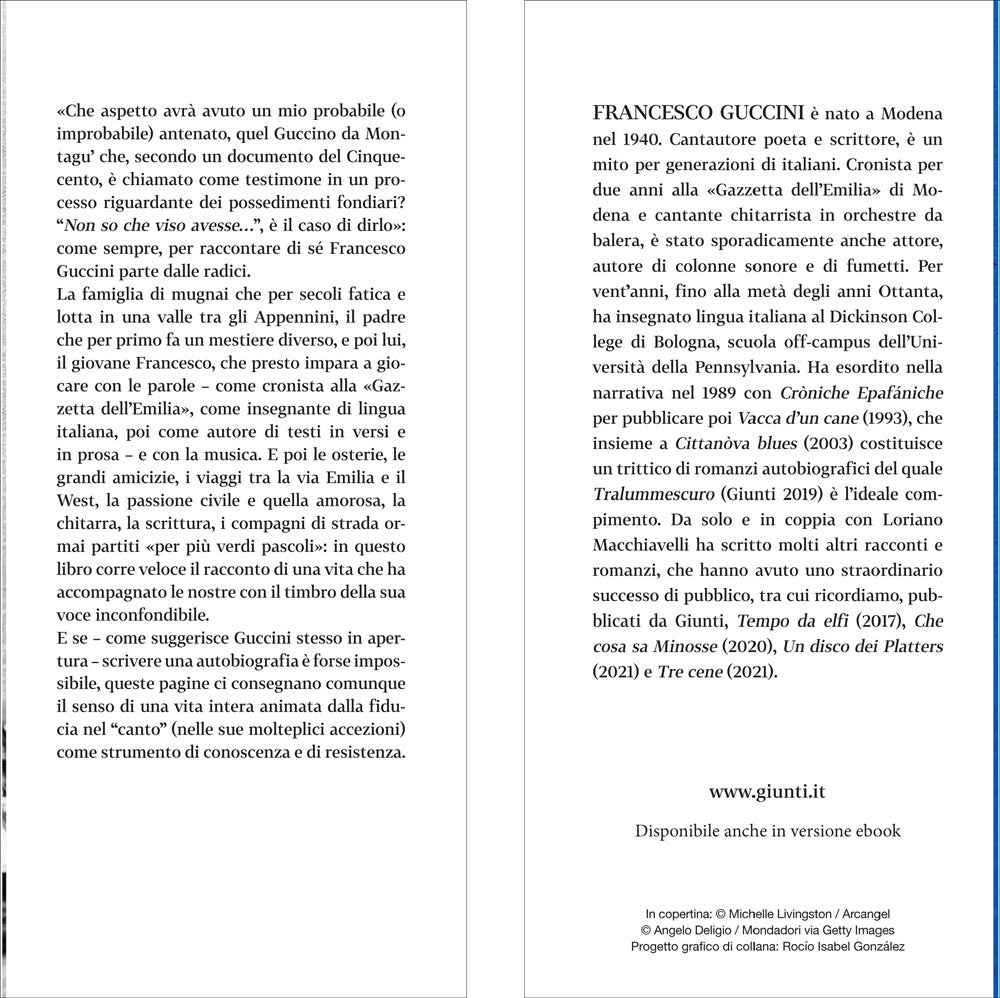 Non so che viso avesse. Quasi un’autobiografia