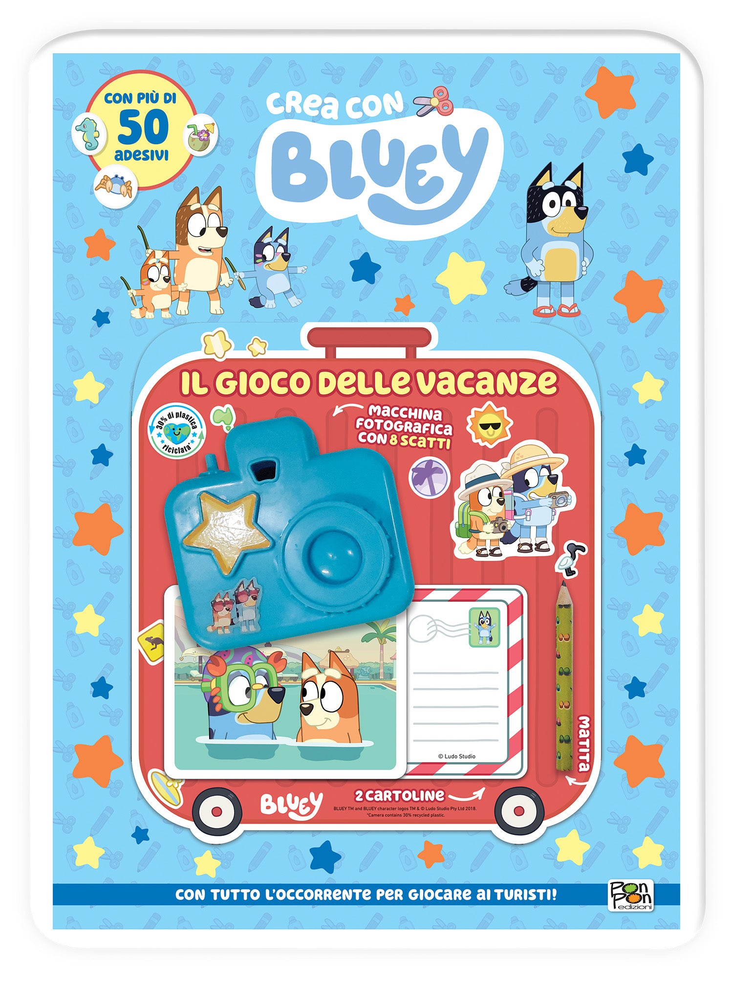 Bluey. Crea con Bluey + Il gioco delle vacanze