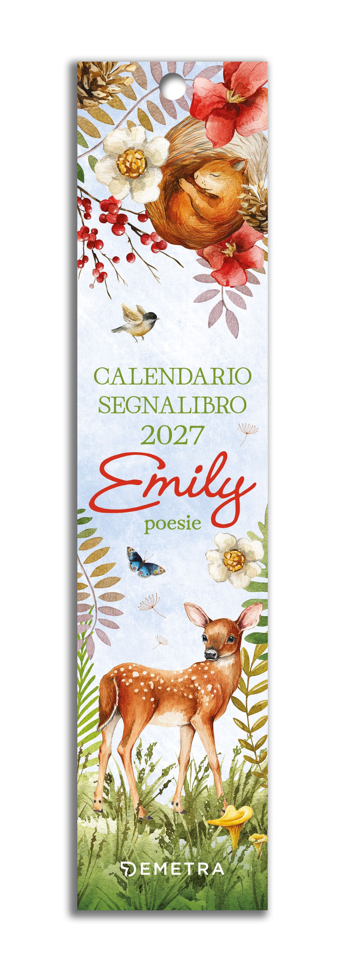 Calendario Emily Poesie 2027 segnalibro (5,5 X 24,5 cm)