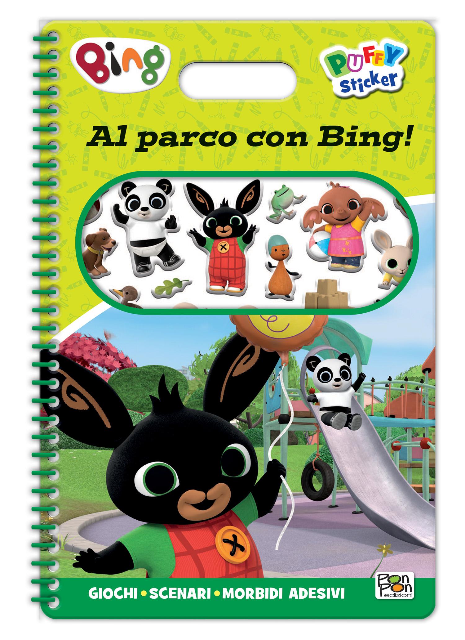 Bing. Puffy sticker. Al parco con Bing!