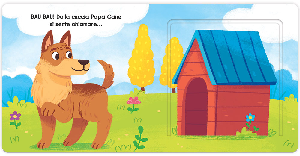 Cuccioli. Finestrelle pop up