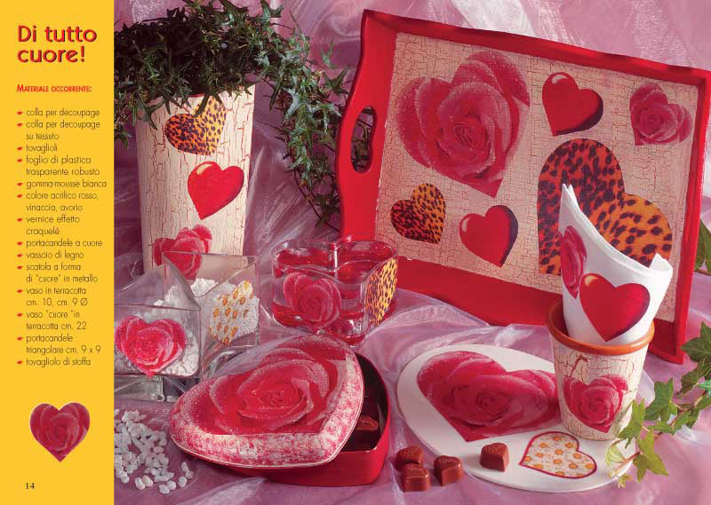 Decoupage con il tovagliolo per tutte le stagioni
