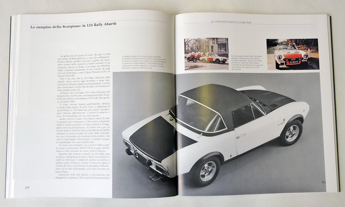FIAT 124 . SPIDER COUPE' E ABARTH