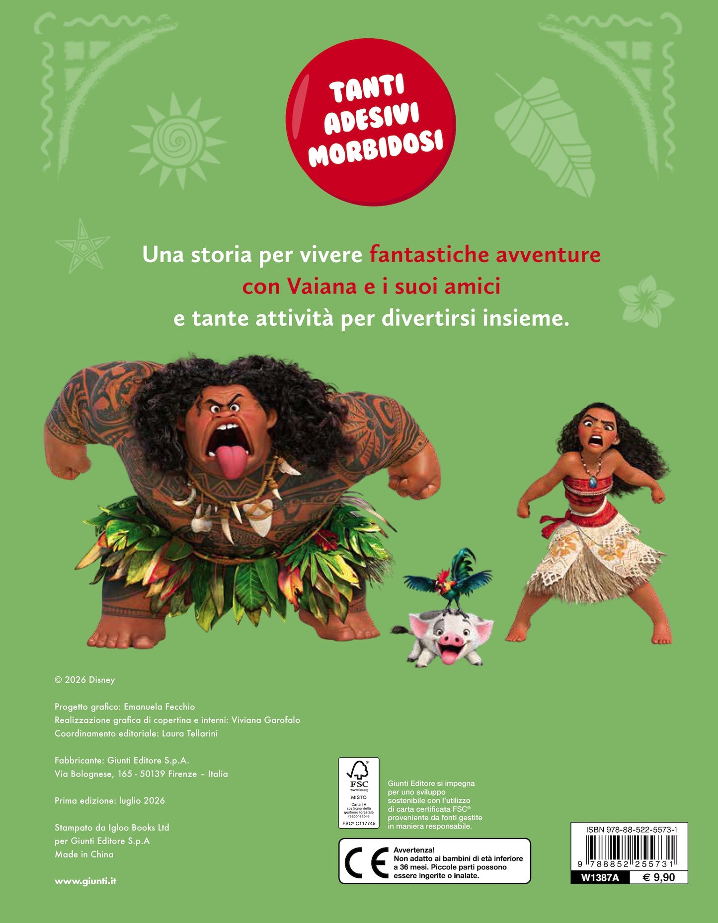 Oceania Bubble Stickers con tanti adesivi morbidosi. Storia e giochi