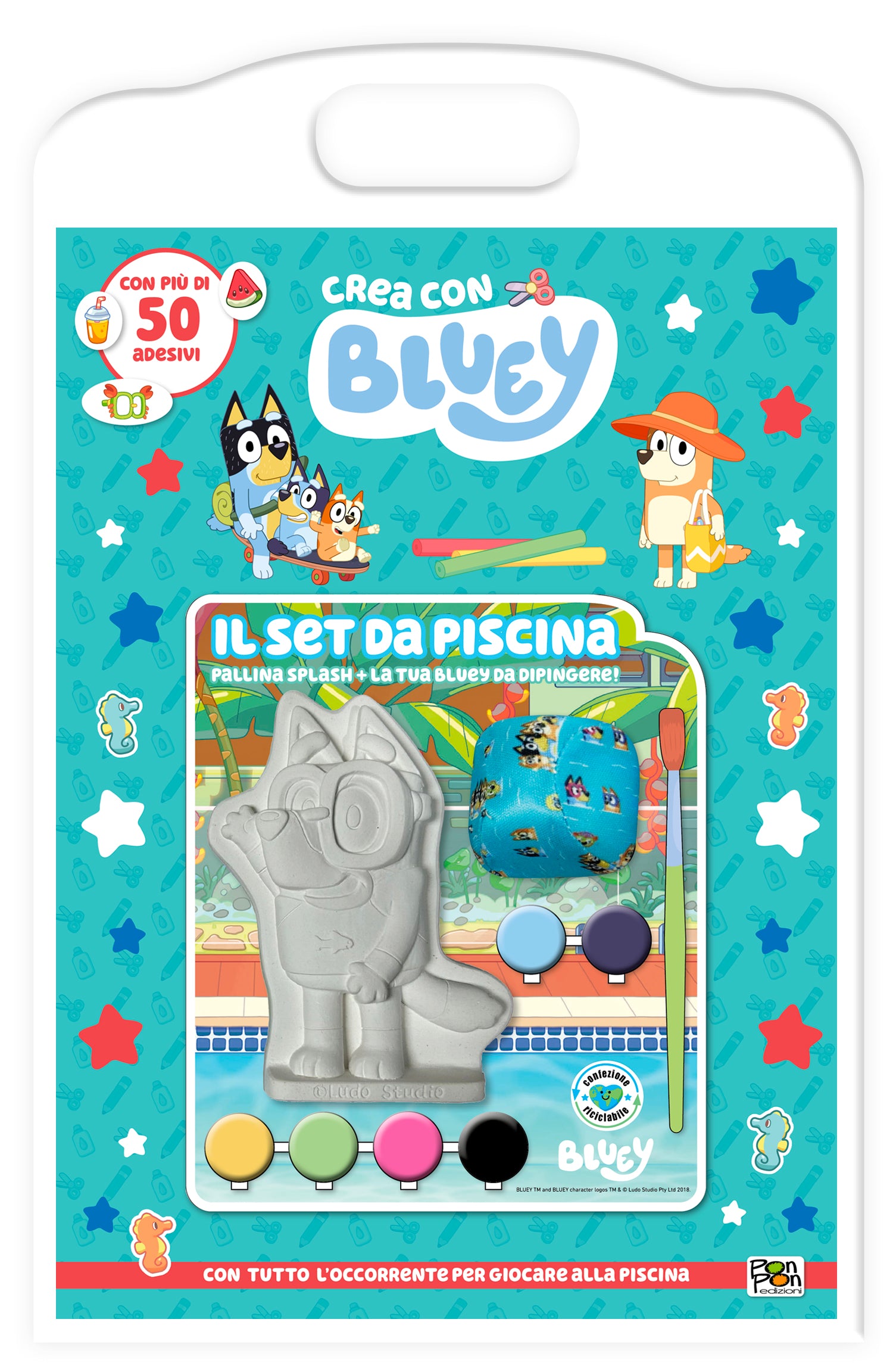 Bluey. Crea con Bluey + Set da piscina