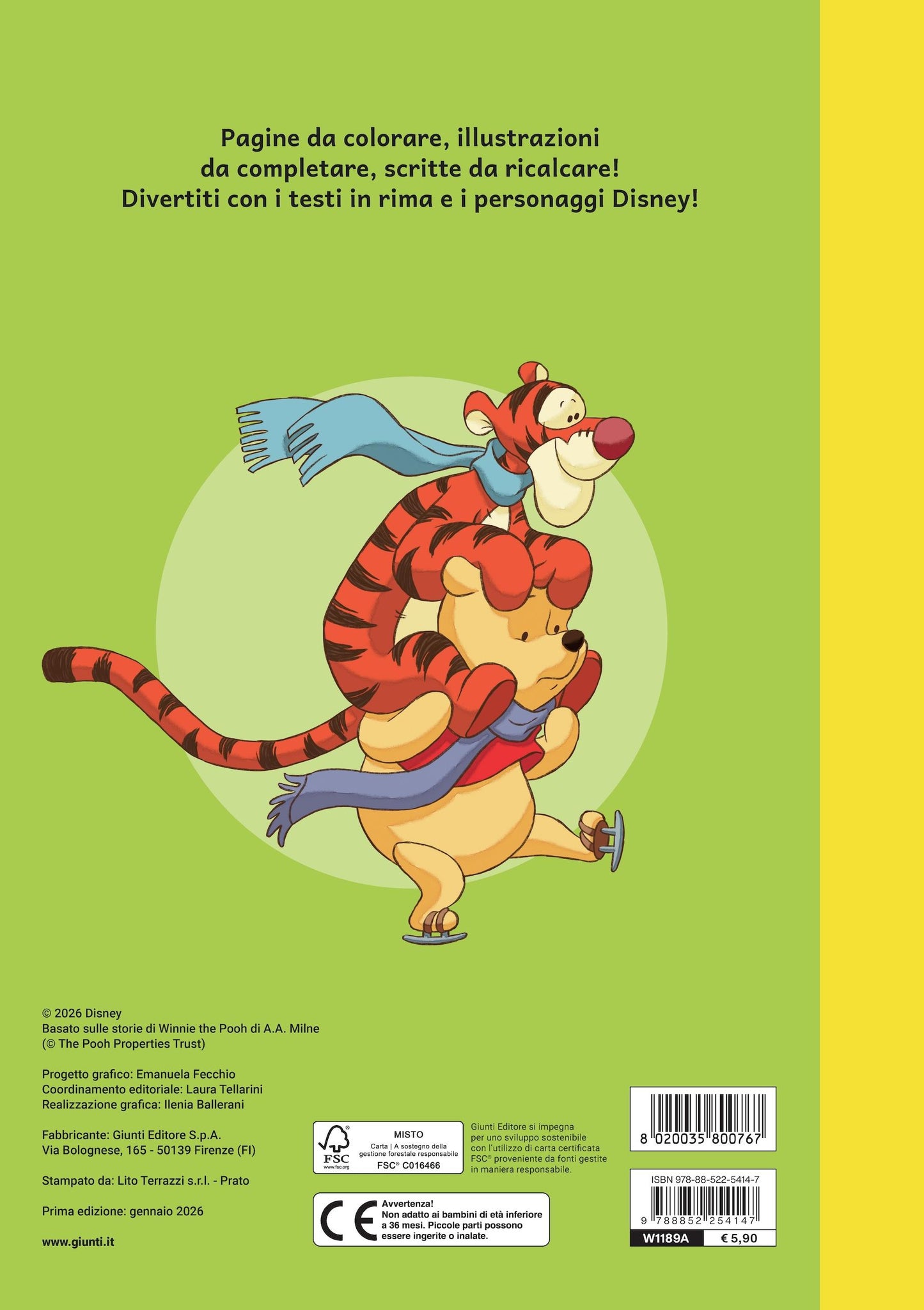 Winnie the Pooh Disegna&colora - Amici del bosco