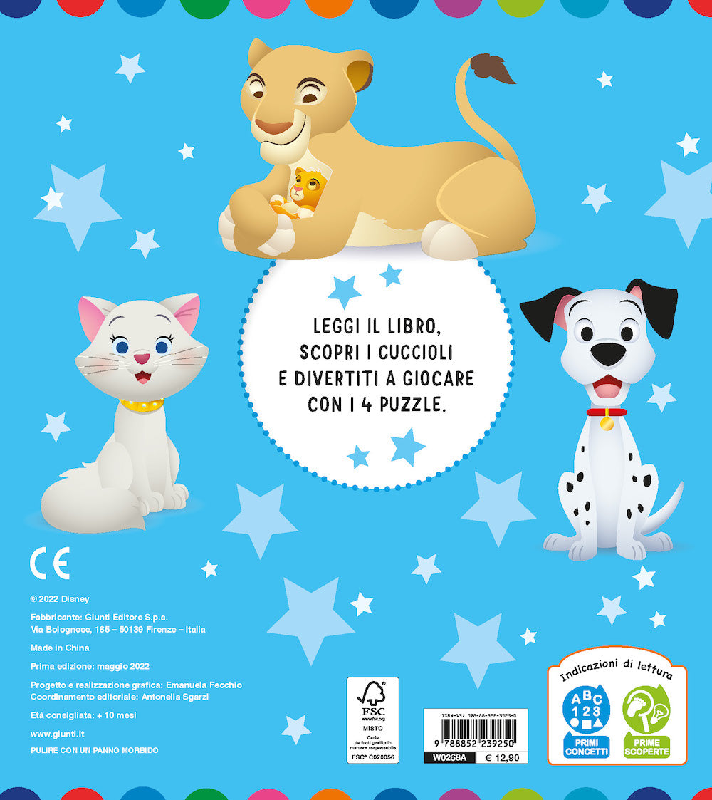 Amici cuccioli Libro Maxi Puzzle