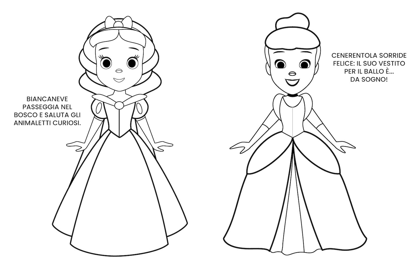 Principesse Disney Mini Staccattacca e colora Cute Stickers. Più di 60 adesivi