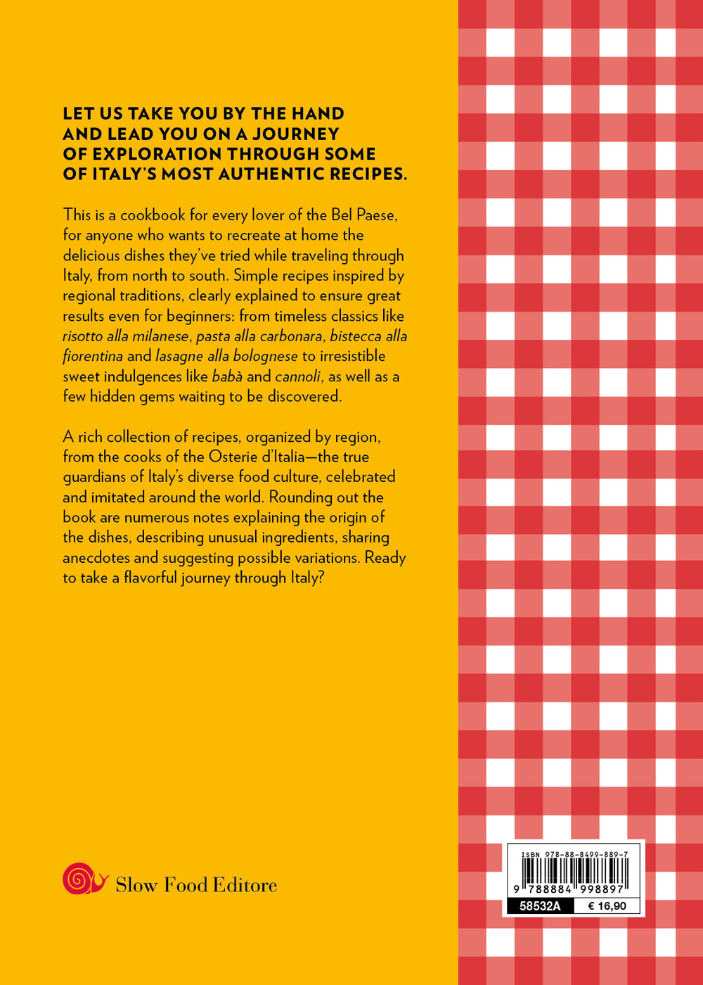Italian Recipes. Authentic regional dishes from the Osterie d'Italia