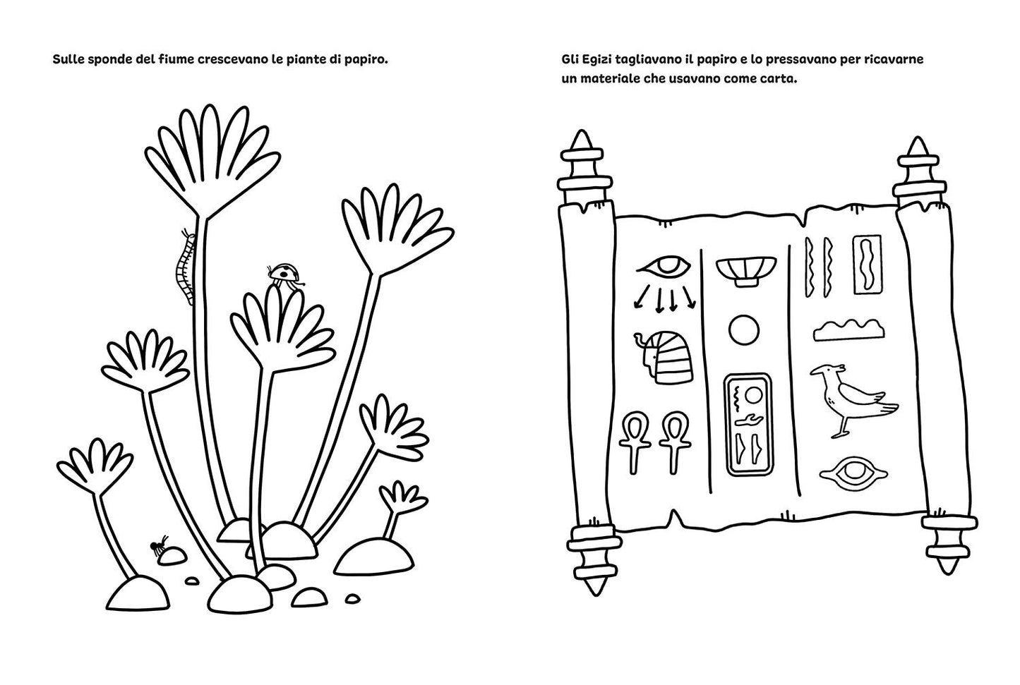 Mondi antichi. Egizi Greci Romani. Coloring Book