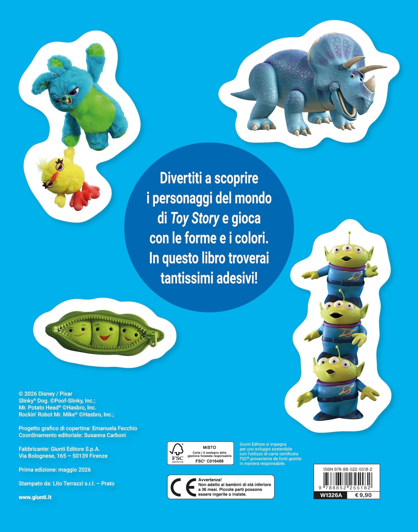 Toy Story Super Staccattacca. Gioca, attacca, impara! Con più di 190 adesivi