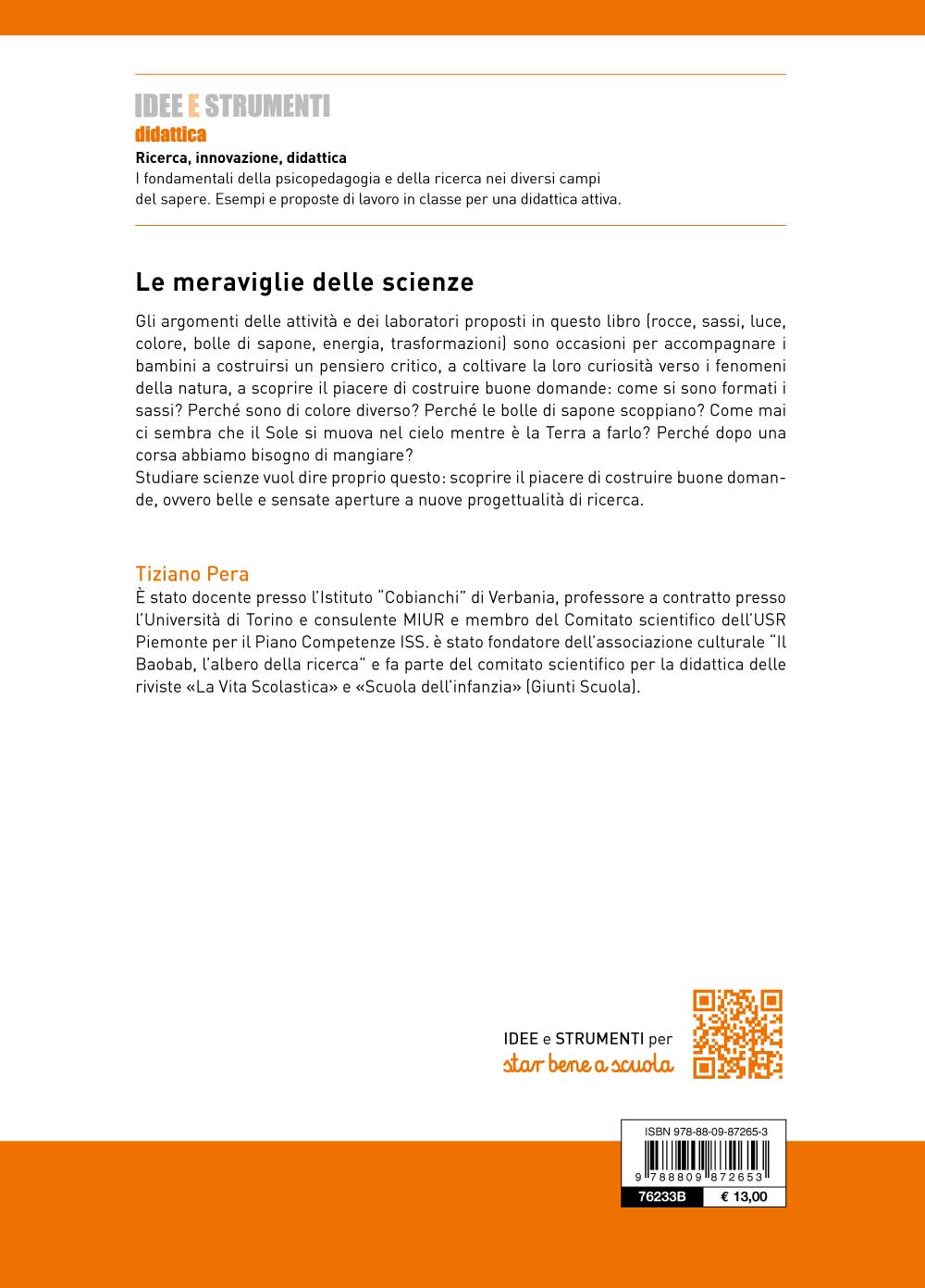 Le meraviglie delle scienze. Percorsi nella scuola primaria