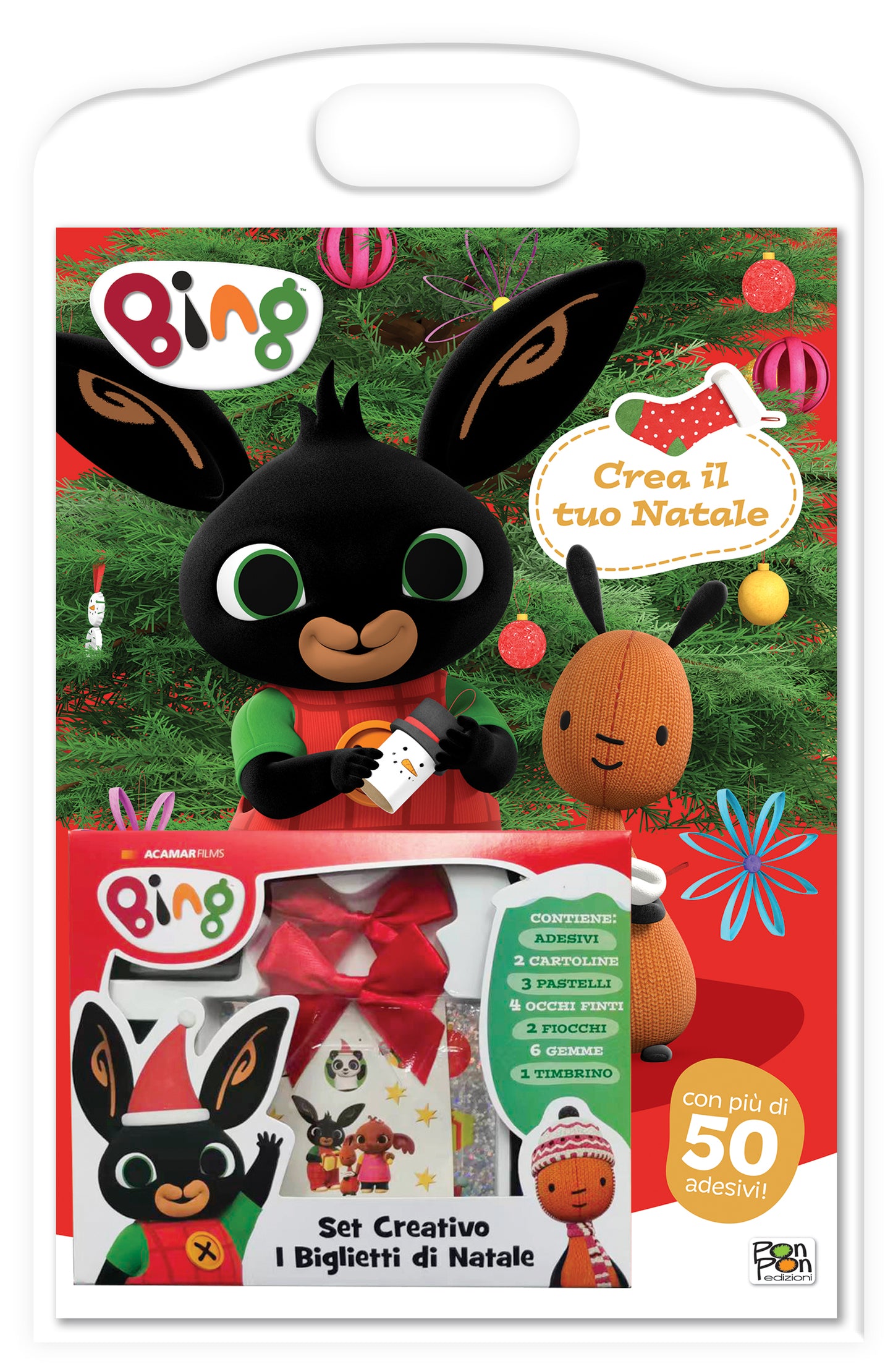 Bing. Activity con gadget. Crea il tuo Natale + Set creativo i biglietti di Natale