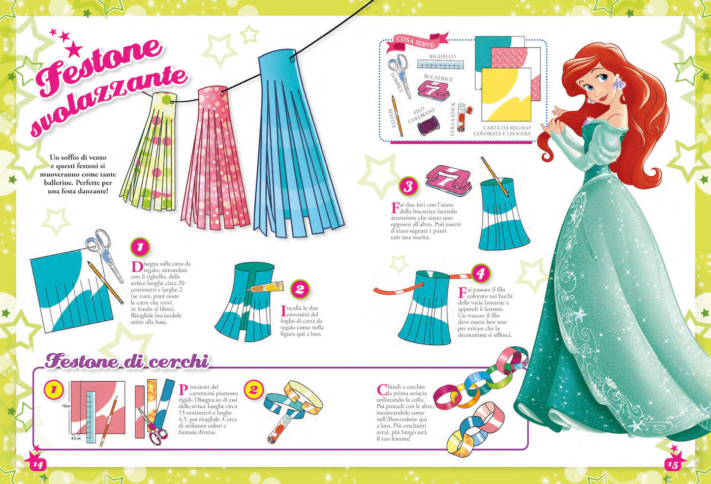 Lavoretti per le feste Disney. Più di 80 attività: decorazioni, pacchetti regalo, accessori, biglietti d'auguri, gioielli, ricette