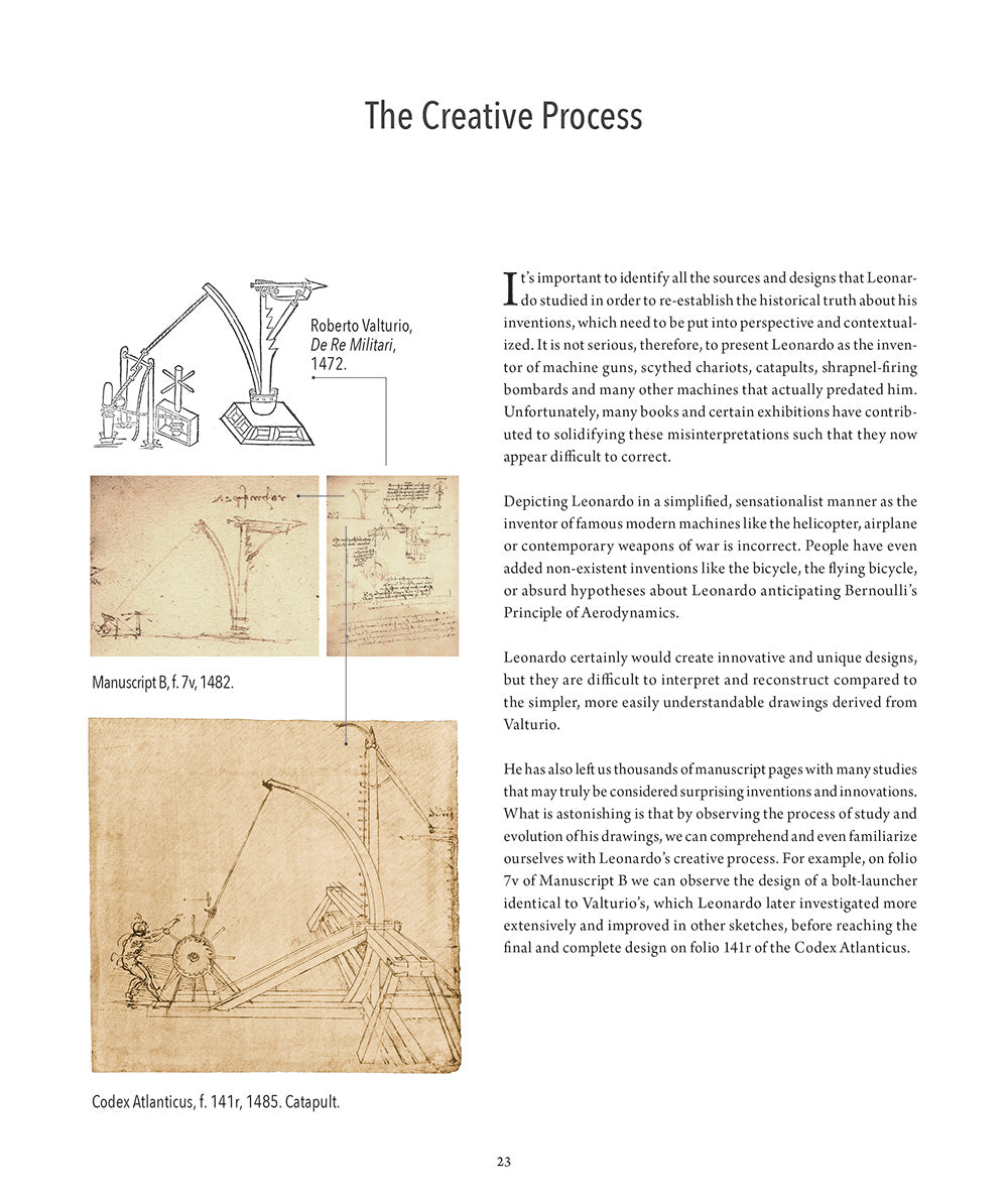 Leonardo da Vinci. The 3D machines. New insight into Leonardo's inventions