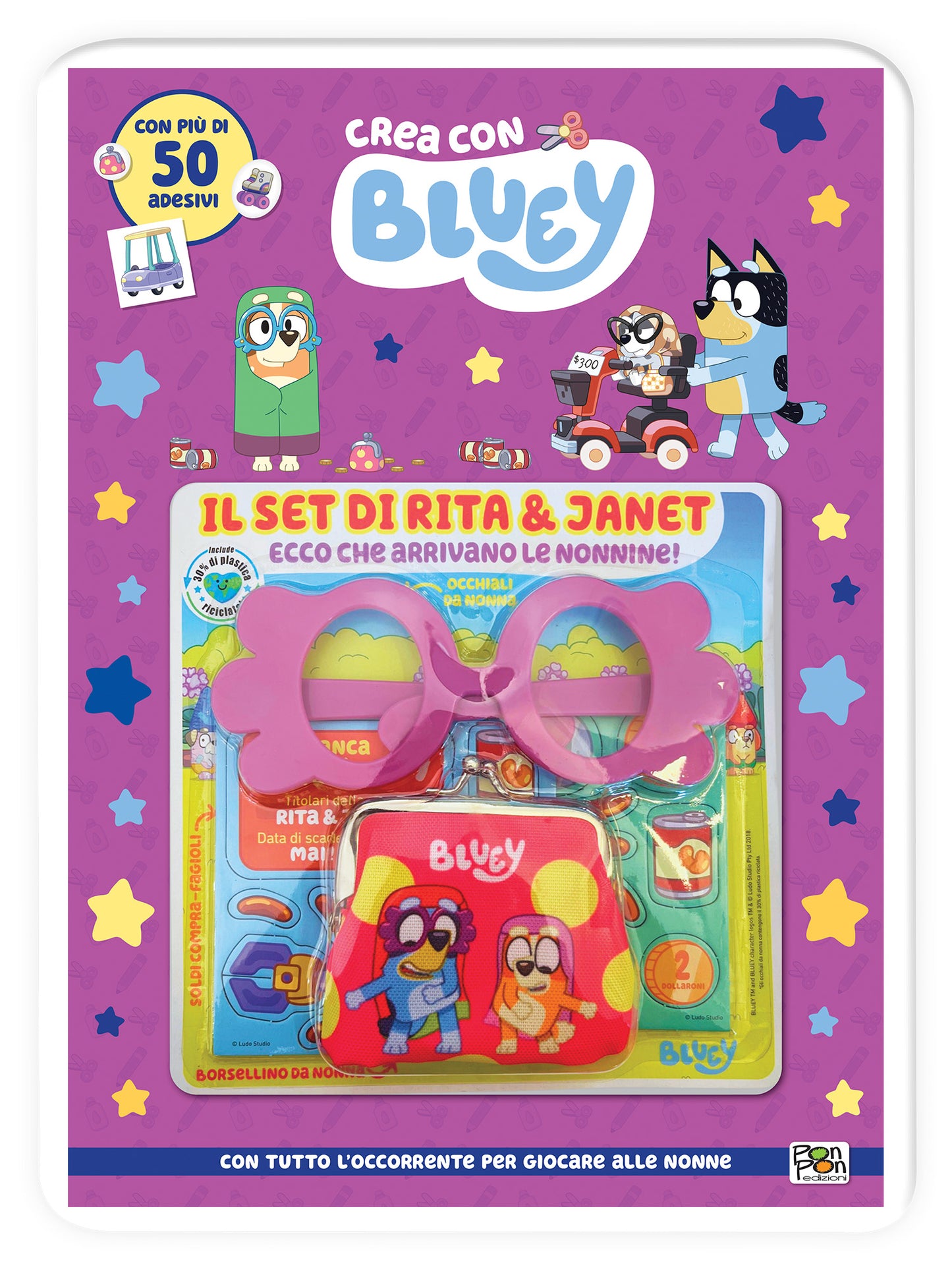 Bluey. Crea con Bluey + Il set di Rita e Janet