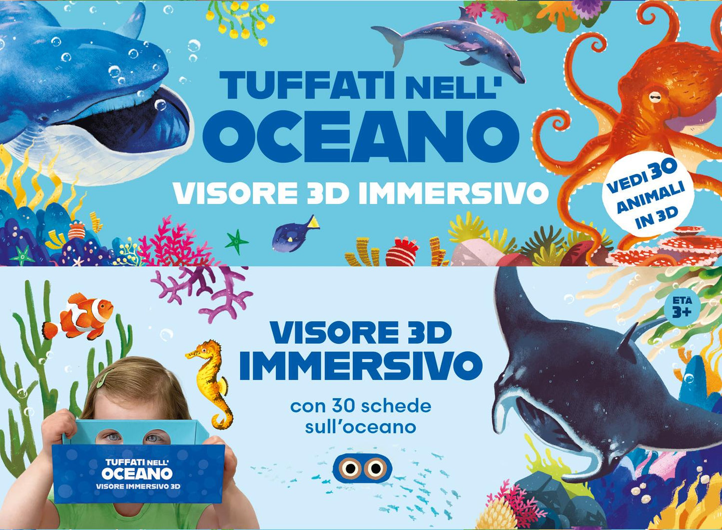 Tuffati nell'oceano. Scopri i libri scatola che diventano visori 3D super immersivi!