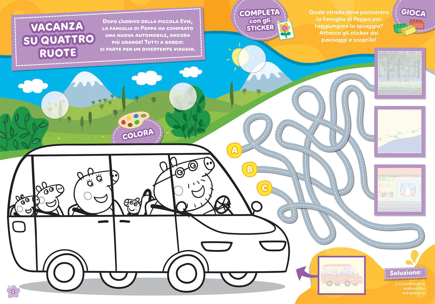 Peppa Pig. Activity con gadget. Beep beep. Viaggia con Peppa! + Set macchinine