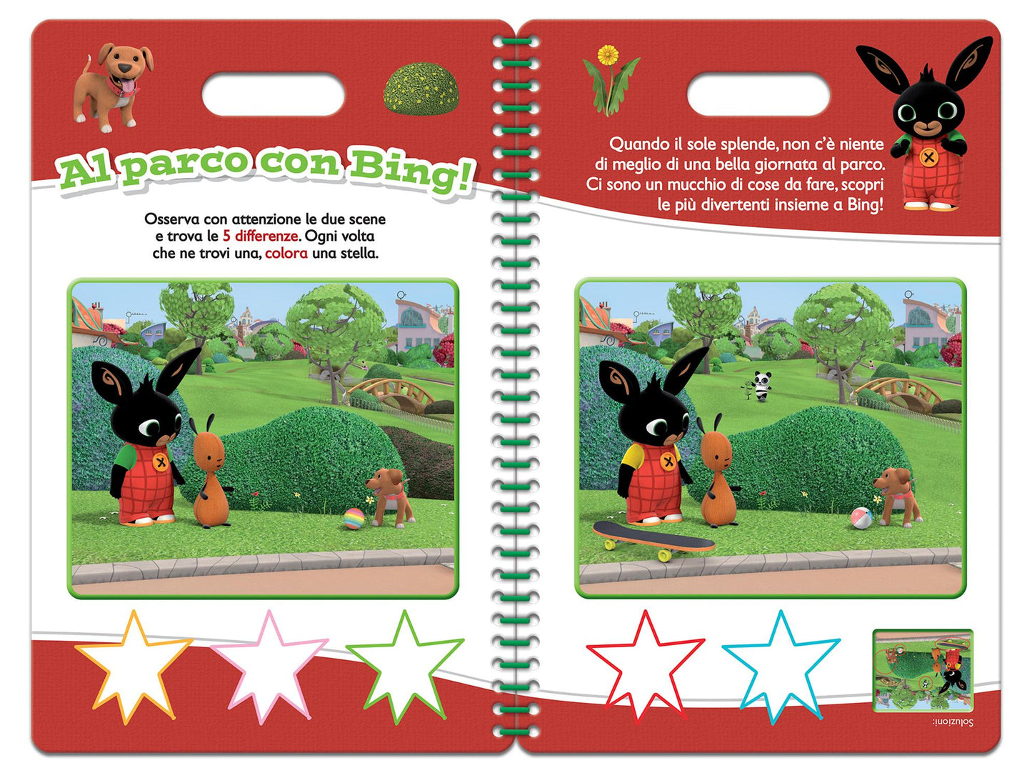 Bing. Puffy sticker. Al parco con Bing!