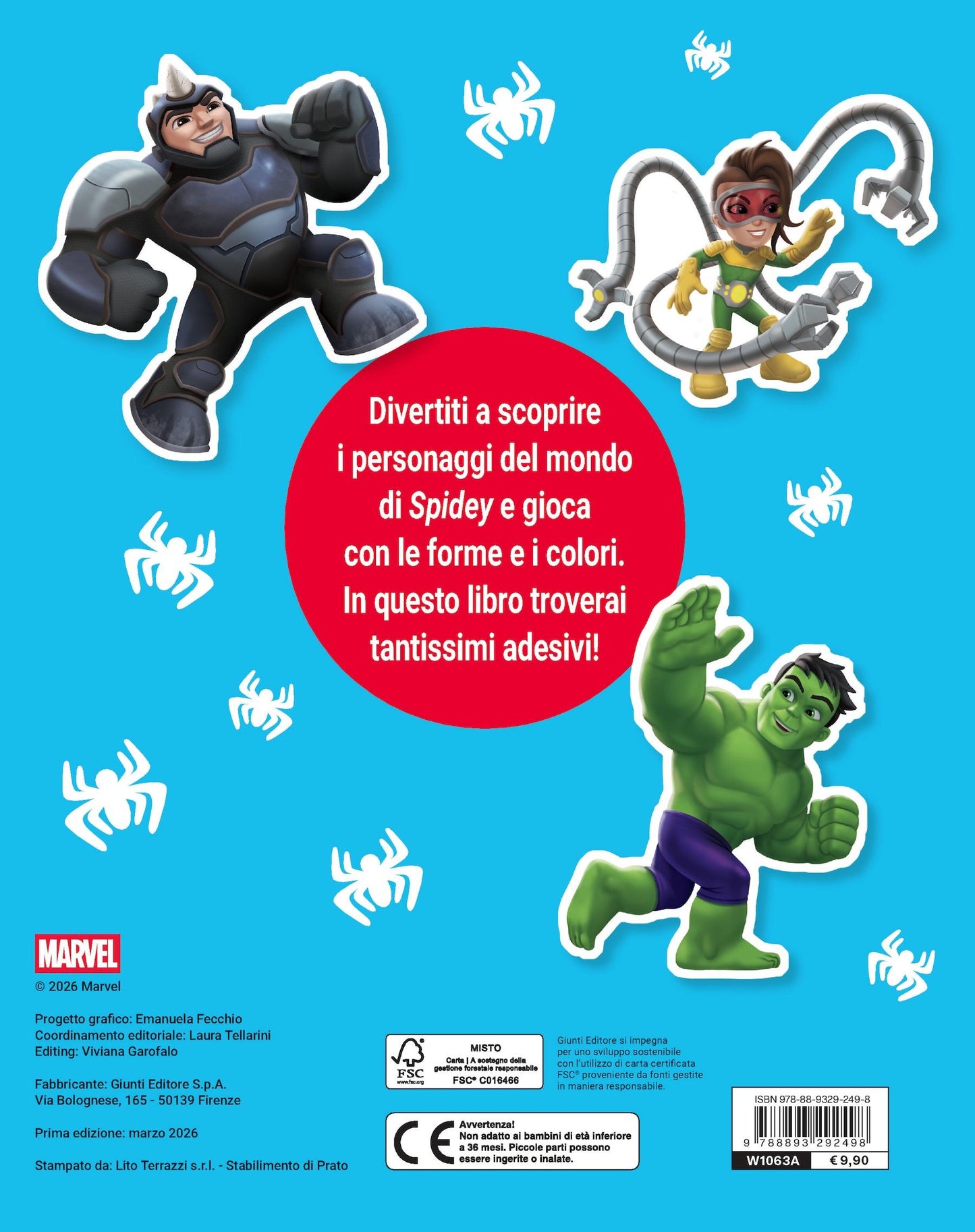 Spidey Super Staccattacca. Gioca, attacca, impara - Con più di 200 adesivi