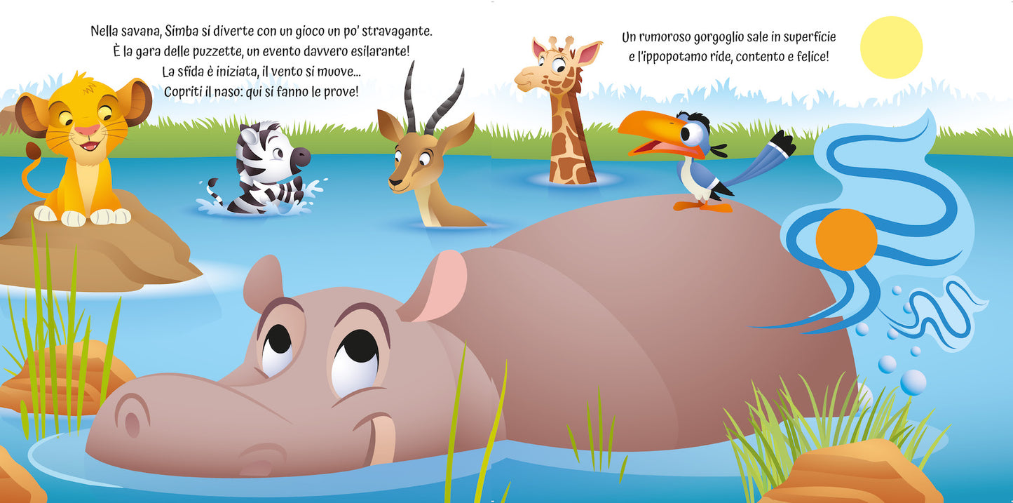 Puzzette della savana Libro sonoro. Premi e ascolta