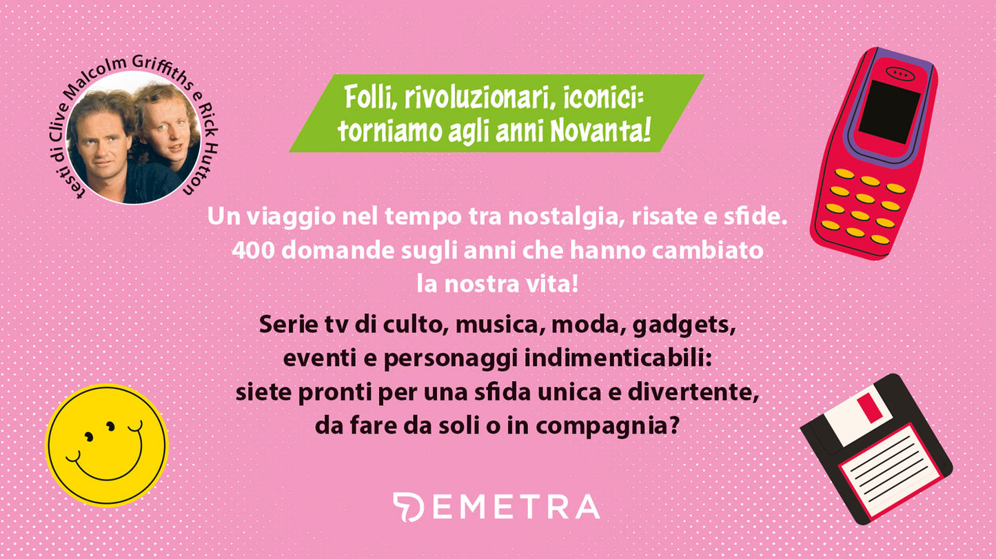 BACK TO THE 90s. Il grande Quiz sugli anni Novanta