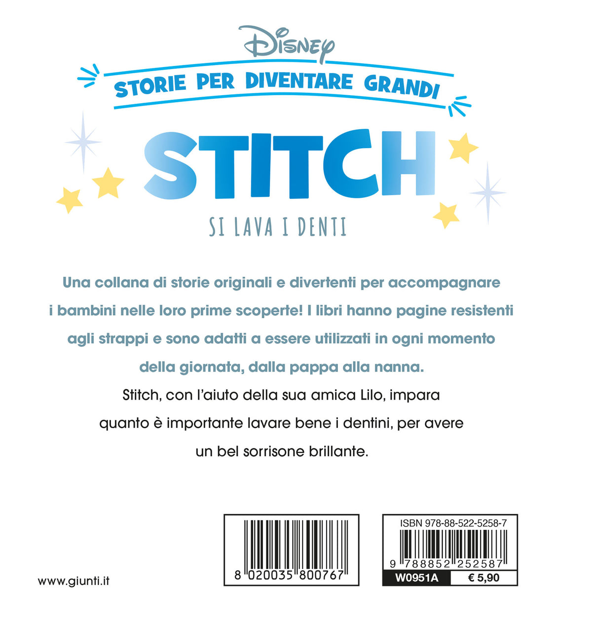 Stitch Si lava i denti Storie per diventare grandi