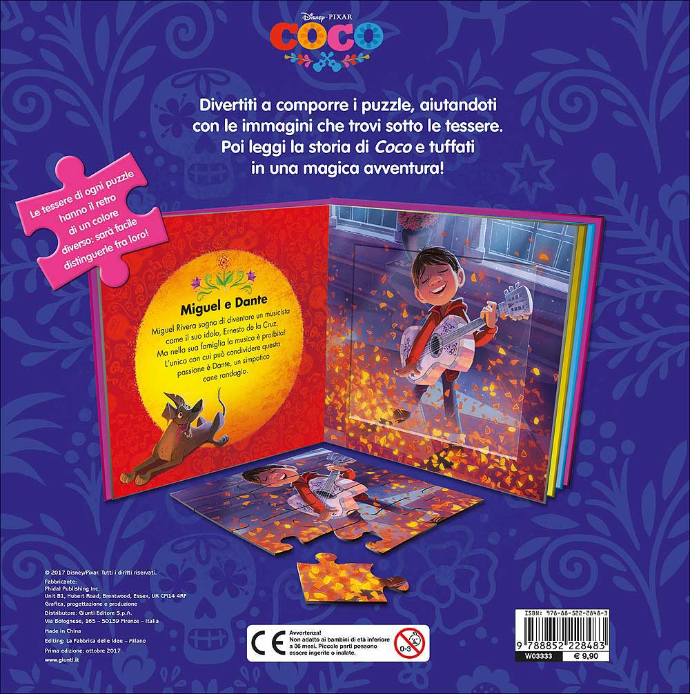 Libri Puzzle - Coco. Con 4 grandi puzzle!