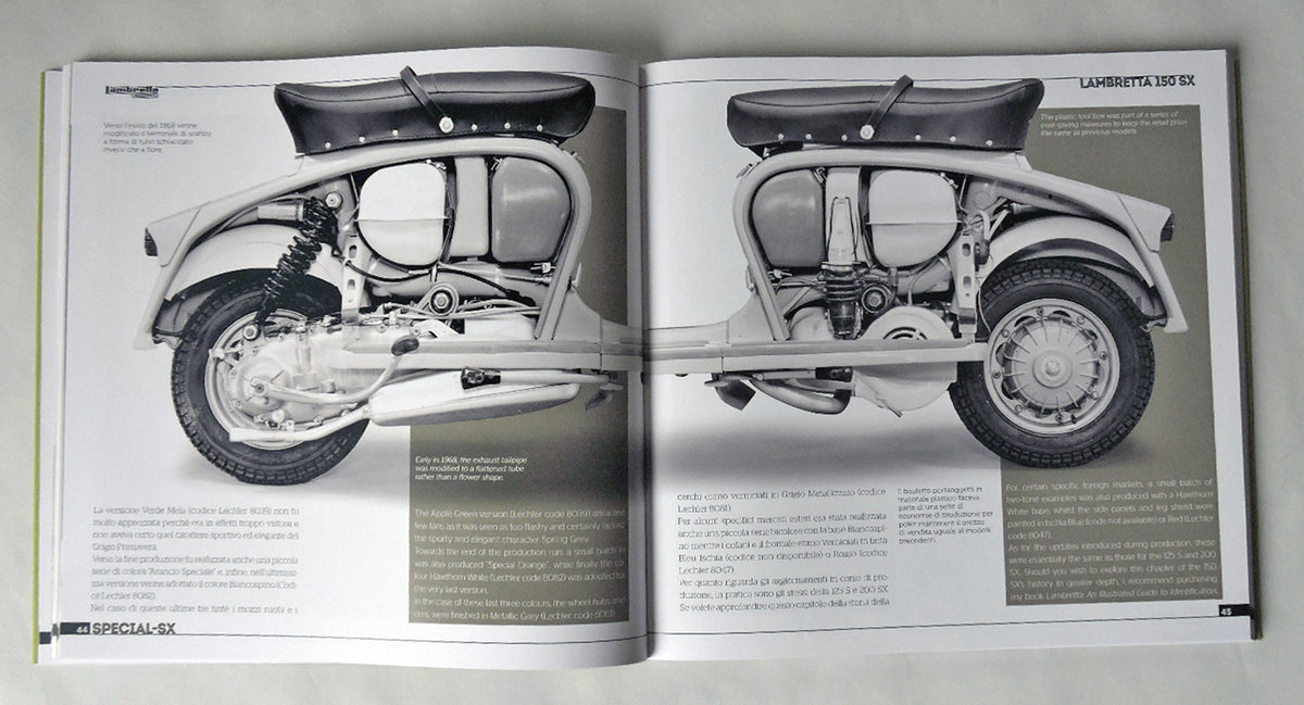 LAMBRETTA SPECIAL-SX Storia, modelli e documenti/History, models and documents (ed. ita-ing). Storia, modelli e documenti/History, models and documents